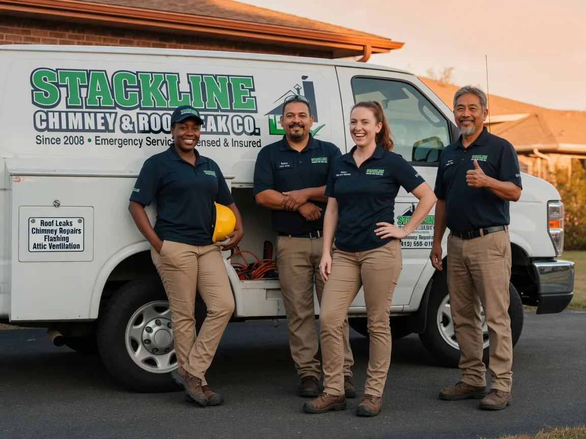 Chimney flashing repair company in Leesville, OH